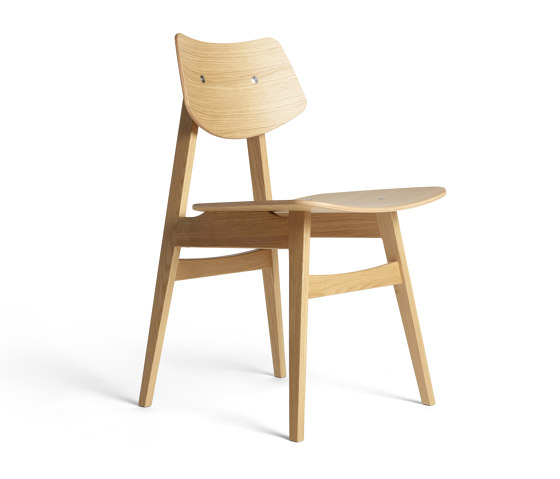 1960 Wood Chair, Natural Oak | Chaises | Rex Kralj