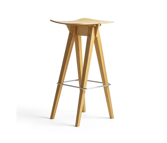 Mosquito Barstool High, Natural Oak | Bar stools | Rex Kralj