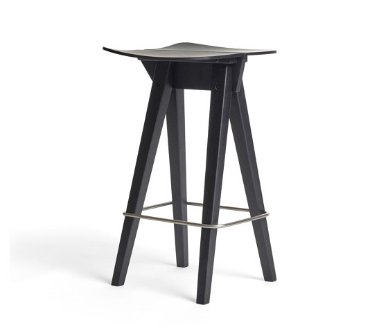 Mosquito Barstool Low, Black Oak | Counter stools | Rex Kralj