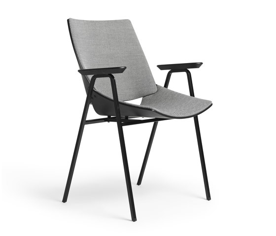 Shell Armchair Seat and back upholstery, Black Oak | Sillas | Rex Kralj
