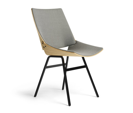 Shell Chair Seat and back upholstery, Natural Oak | Sedie | Rex Kralj