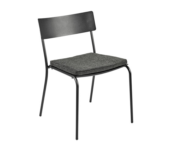 August Cushion Chair Black | Cuscini sedute | Serax