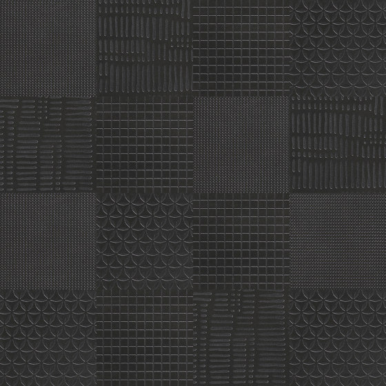 Metallique | Texture Mix Noir | Ceramic tiles | Kronos Ceramiche