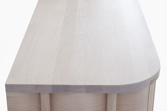 Weave 133. Natural white oiled birch | Aparadores | Ringvide Studio