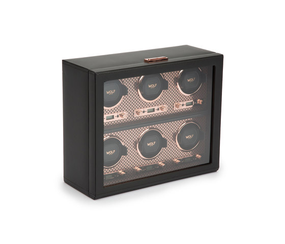 Axis 6 Piece Winder | Copper by WOLF | Storage boxes