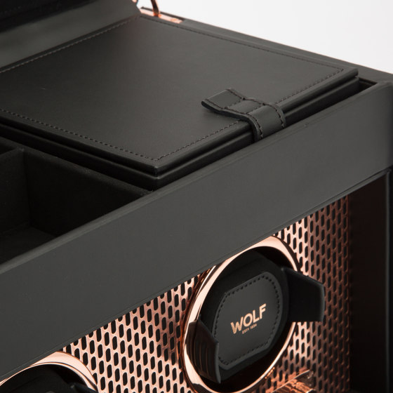 Axis Double Winder with Storage | Copper | Storage boxes | WOLF