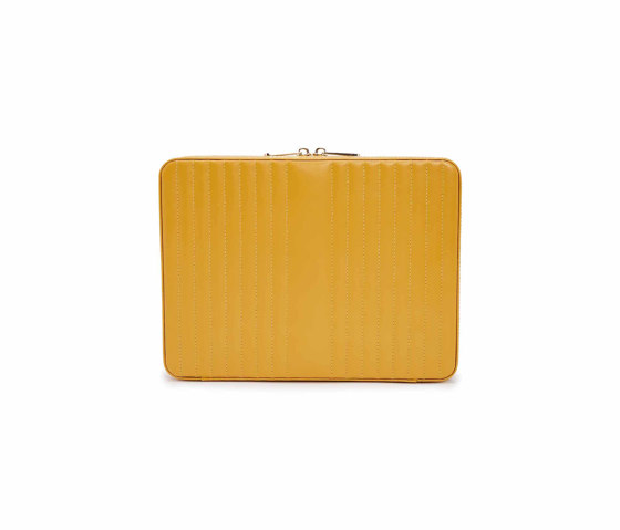 Maria Large Zip Case | Mustard | Boîtes de rangement | WOLF