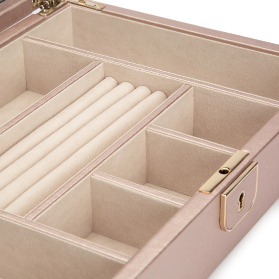 Palermo Medium Jewelry Box | Rose Gold | Storage boxes | WOLF