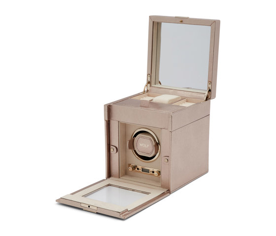 Palermo Single Watch Winder | Rose Gold | Storage boxes | WOLF