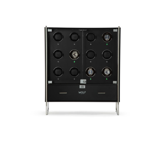 Regent - 12 Piece Cabinet Winder | Piano Black / Matte Black | Behälter / Boxen | WOLF