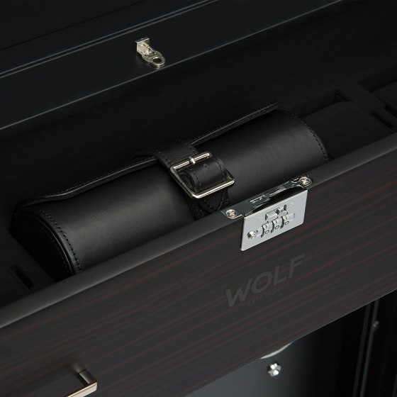 Regent - 24 Piece Cabinet Winder | Matte Zebra / Matte Black | Storage boxes | WOLF