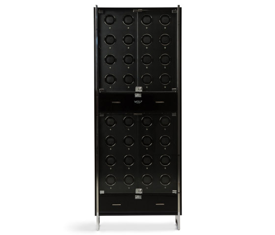Regent - 32 Piece Cabinet Winder | Piano Black / Matte Black | Contenitori / Scatole | WOLF