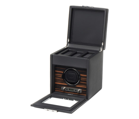 Roadster Single Winder with Storage | Black | Contenedores / Cajas | WOLF