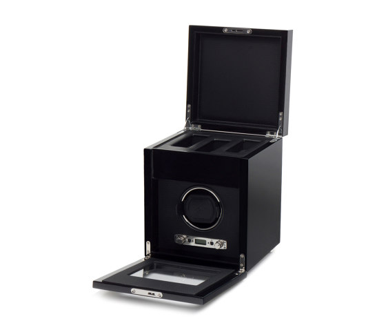 Savoy Single Winder with Storage | Black | Storage boxes | WOLF
