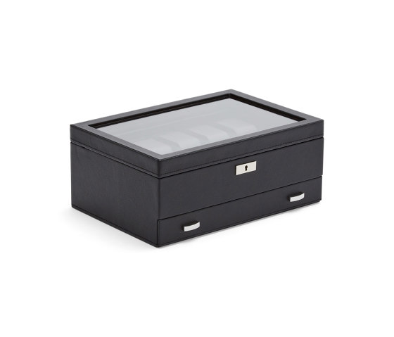 Viceroy 10 PC Watch Box w/ Drawer | Black | Storage boxes | WOLF