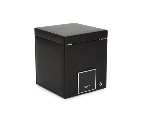Viceroy Single Winder with Storage | Black by WOLF | Storage boxes