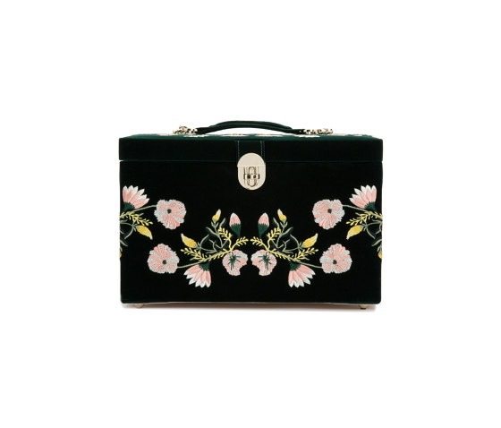 Zoe Large Jewelry Box | Forest Green | Boîtes de rangement | WOLF