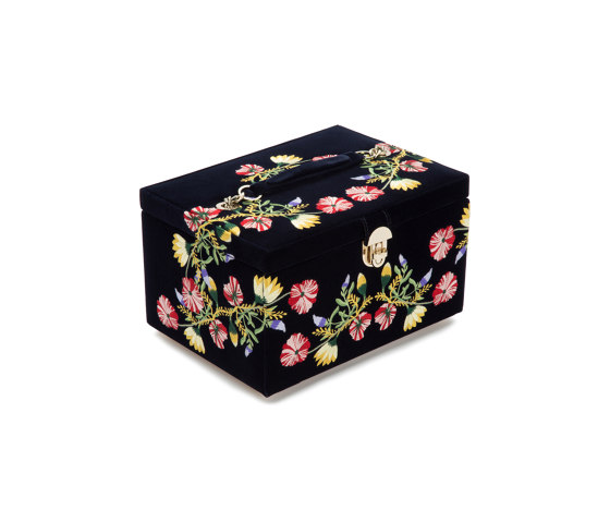 Zoe Medium Jewelry Box | Indigo | Contenitori / Scatole | WOLF