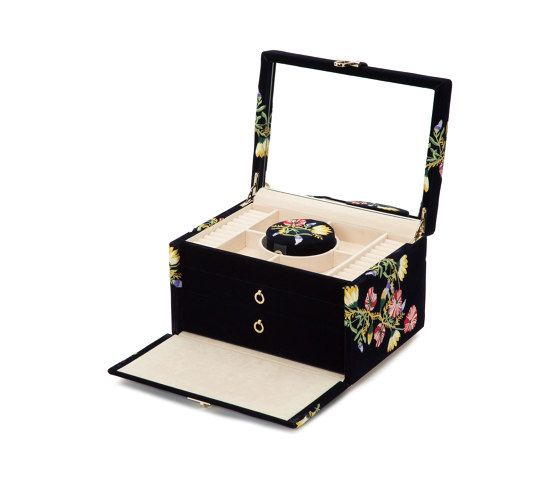 Zoe Medium Jewelry Box | Indigo | Contenedores / Cajas | WOLF