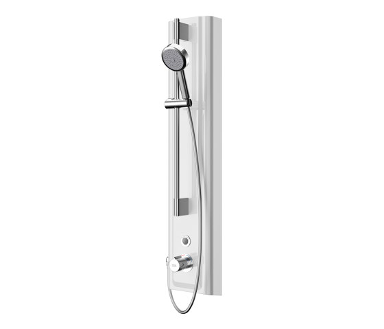 F5E Therm MIRANIT shower panel with hand shower fitting | Shower controls | KWC Professional