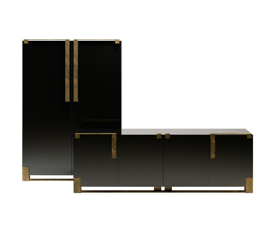 Black & Gold cabinet | Sideboards / Kommoden | Paolo Castelli