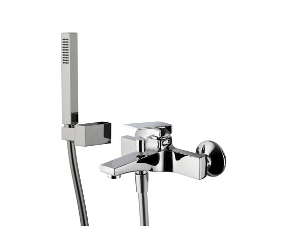 Fit F3384 | Mezclador para bañera con set de ducha | Grifería para bañeras | Fima Carlo Frattini