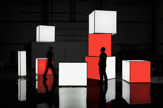 Mobile Light Cubes | Terminales de información | MODULAP