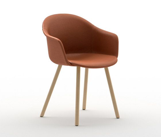 Màni Armshell Fabric 4WL | Chairs | Arrmet srl