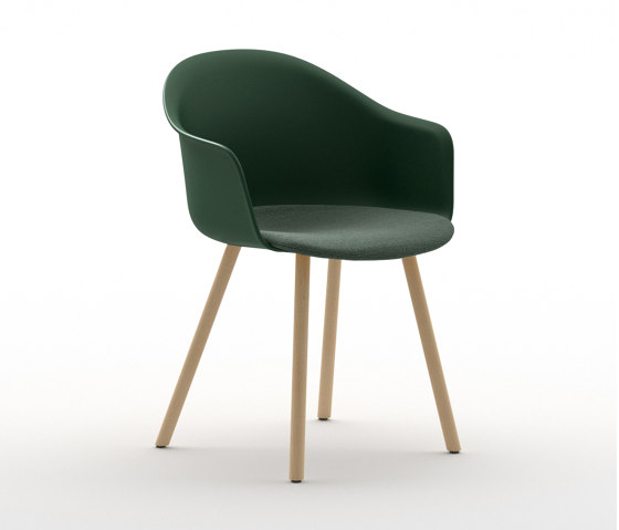 Màni Armshell Plastic 4WL | Chairs | Arrmet srl