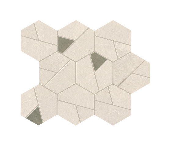 Boost Pro Ivory Mosaico Hex Olive 25x28,5 | Mosaicos de cerámica | Atlas Concorde