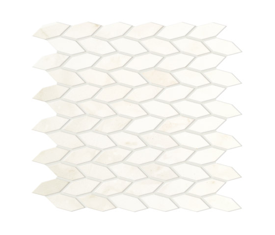 Marvel Shine Calacatta Delicato Twist 30,5x30,5 Shiny | Ceramic mosaics | Atlas Concorde