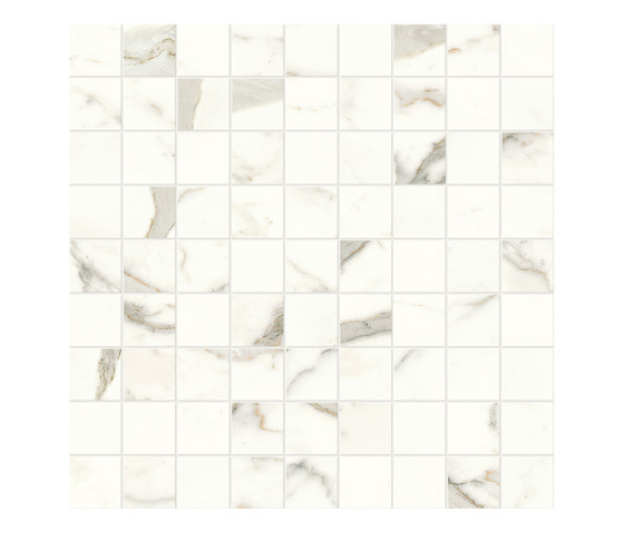 Marvel Shine Calacatta Prestigio Mosaico 30x30 | Ceramic tiles | Atlas Concorde