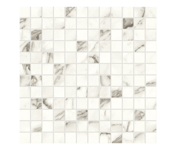 Marvel Shine Statuario Supremo Mosaico 30x30 Lapp | Ceramic tiles | Atlas Concorde