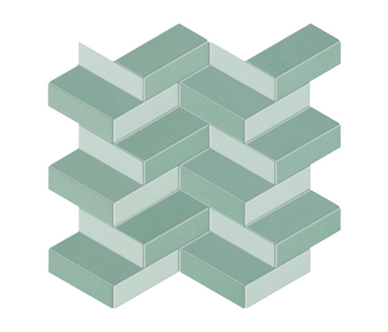 Prism Moss Wiggle 30,6x32,4 | Ceramic tiles | Atlas Concorde