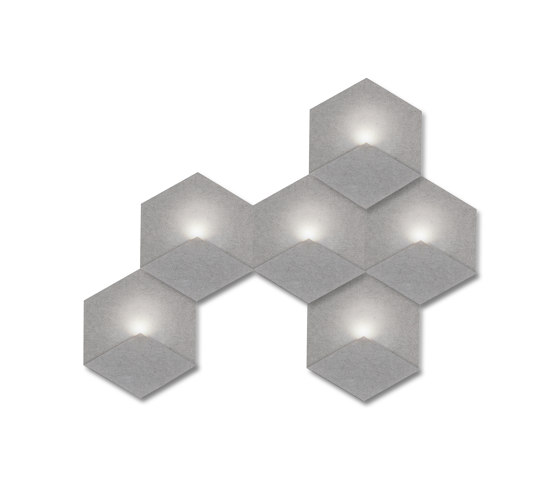 Heksagon Light 6 G2 | Wall lights | SIINNE