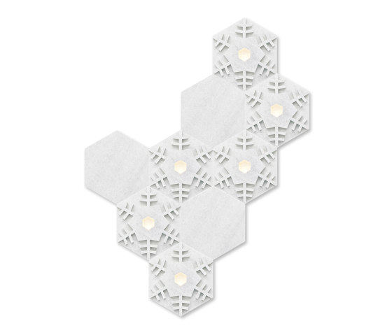 Heksagon Light Snowflake A | Lampade parete | SIINNE