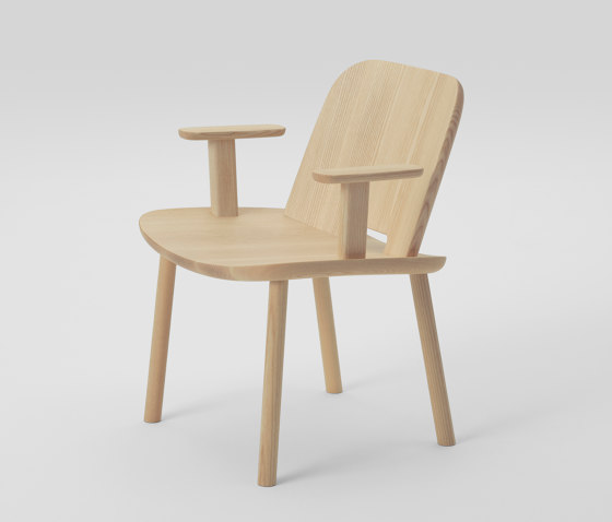 Fugu Lobby chair (with armrests) | Sillas | MARUNI