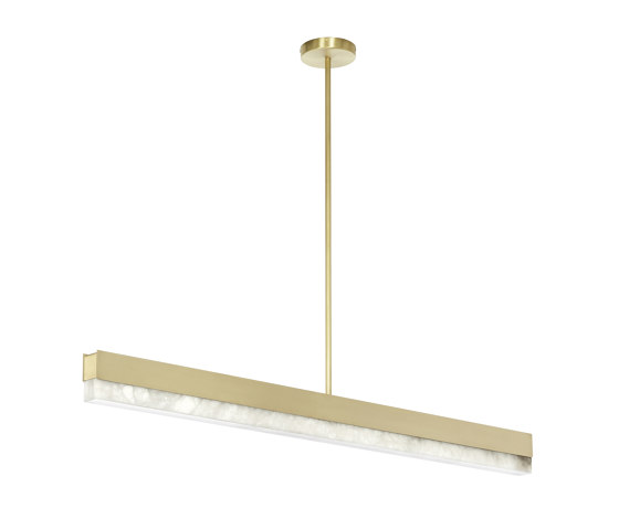 Artés 1200 Pendant Satin Brass | Lámparas de suspensión | CTO Lighting