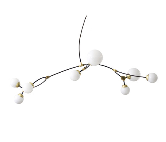 Ivy pendant 8 opal glass | Suspended lights | CTO Lighting