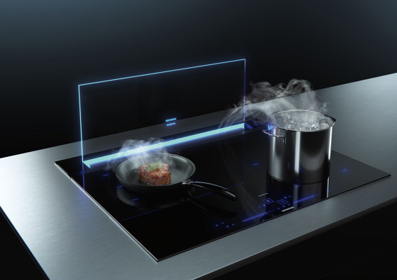 iQ700, Hotte de plan de travail, 80 cm, clear glass | Tables de cuisson | Siemens Home Appliances