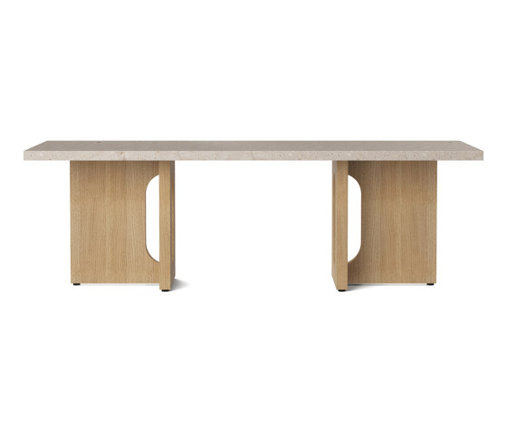 Androgyne Lounge Table, Natural Oak | Kunis Breccia | Tables basses | Audo Copenhagen