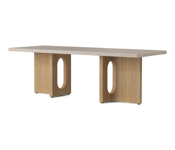 Androgyne Lounge Table, Natural Oak | Kunis Breccia | Mesas de centro | Audo Copenhagen