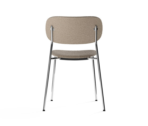 Co Chair, fully upholstered, Chrome | Lupo T19028 004 | Chairs | Audo Copenhagen