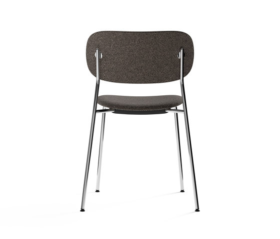 Co Chair, fully upholstered, Chrome | Doppiopanama T14012 001 | Chaises | Audo Copenhagen