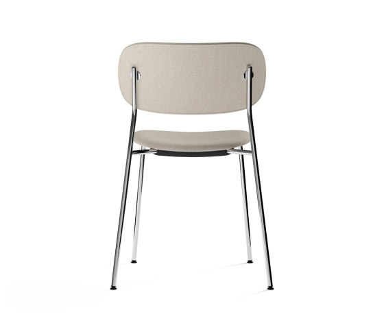 Co Chair, fully upholstered, Chrome | Doppiopanama T14012 004 | Chairs | Audo Copenhagen