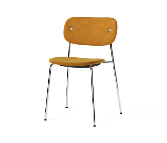 Co Chair, fully upholstered, Chrome | Ritz 1644 | Chaises | Audo Copenhagen