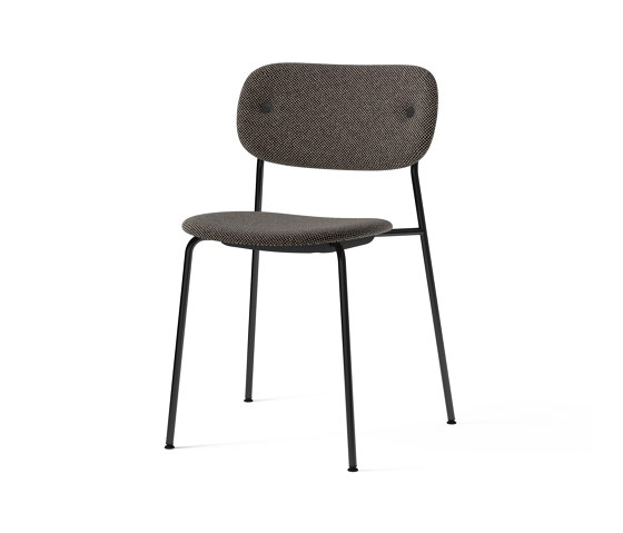 Co Chair, fully upholstered, Black | Doppiopanama T14012 001 | Chaises | Audo Copenhagen