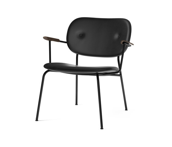 Co Lounge Chair, fully upholstered, Dark Stained Oak | Dakar 0842 | Fauteuils | Audo Copenhagen