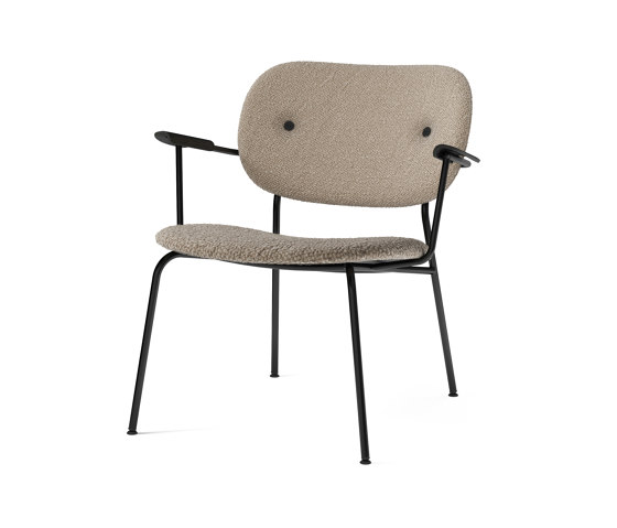 Co Lounge Chair, fully upholstered, Black Oak | Lupo T19028 004 | Fauteuils | Audo Copenhagen