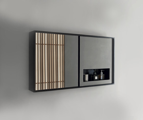 Case - Mirror cabinet with shelf | Armoires de toilette | NIC Design